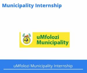 uMfolozi Municipality Internships @umfolozi.gov.za