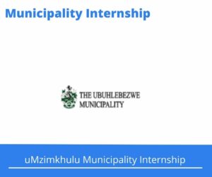 uMzimkhulu Municipality Internships @umzimkhululm.gov.za