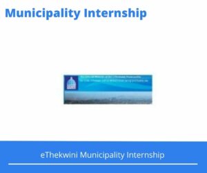 eThekwini Municipality Internships @durban.gov.za