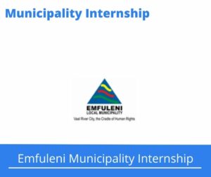Emfuleni Municipality Internships @emfuleni.gov.za