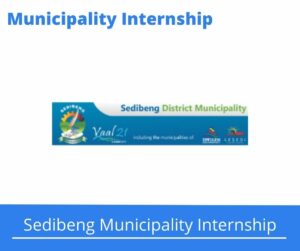 Sedibeng Municipality Internships @sedibeng.gov.za