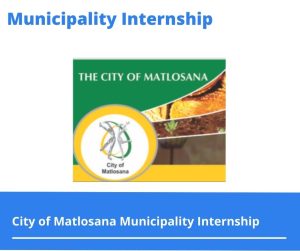 City of Matlosana Municipality Internships @matlosana.gov.za
