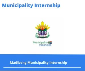 Madibeng Municipality Internships @madibeng.gov.za