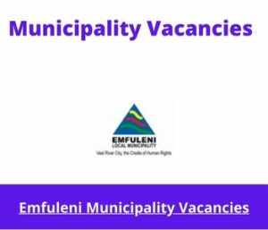 Emfuleni Municipality Vacancies 2023 Apply @emfuleni.gov.za