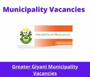 Municipality Vacancies 38