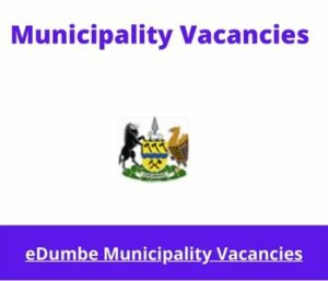 eDumbe Municipality Vacancies 2023 Apply @edumbe.gov.za