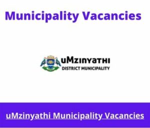 uMzinyathi Municipality Vacancies 2023 Apply @www.umzinyathi.gov.za