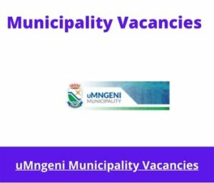 uMngeni Municipality Vacancies 2023 Apply @www.umngeni.gov.za