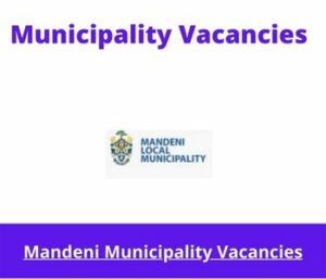 Mandeni Municipality Vacancies 2023 Apply @www.mandeni.gov.za